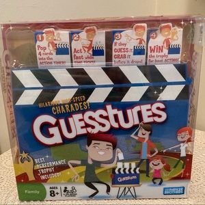 Guesstures Family High Speed Charades Board Game Age 8+